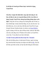In tài liệu từ Gmail qua iPhone hoặc Android sử dụng Cloud Print pps