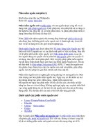 Phần mềm nguồn mở(phần I) pptx