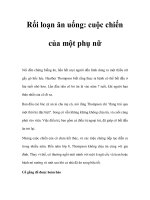 Rối loạn ăn uống: cuộc chiến của một phụ nữ ppsx