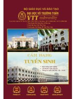 Cẩm nang tuyển sinh năm 2011 ppt