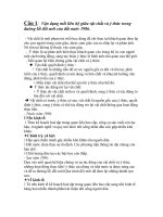 Câu hỏi ôn tập về triết học Mac Lenin potx