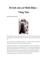 Di tích căn cứ Minh Đàm – Vũng Tàu pot