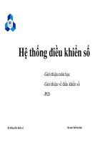 Giáo trình hệ thống điều khiển số - Phần 1 docx