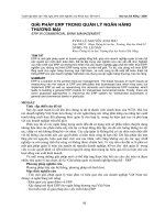 Giải pháp ERP trong quản lý ngân hàng thương mại pot