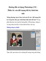 Hướng dẫn sử dụng Photoshop CS5 Phần 16 potx