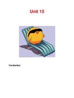 Unit 15 Vocabulary pot