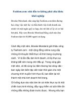 Fashism.com: nhà đầu tư không phải chìa khóa khởi nghiệp doc