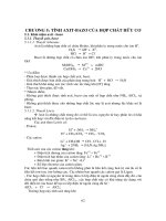 Bài Giảng Hóa Hữu Cơ 1 - Chương 5 pps