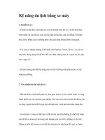 Kỹ năng du lịch bằng xe máy. pot