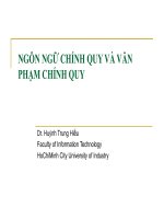 Chương 3 - Ngôn ngữ chính quy và văn phạm chính quy doc