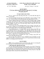 Quyết định số 1414 của UBND tỉnh Thừa Thiên Huế