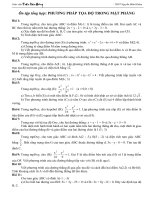 Ôn tập tổng hợp: PHƯƠNG PHÁP TỌA ĐỘ TRONG MẶT PHẲNG pot