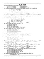 Đề thi thử Hoá số 19/2010