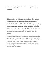 Miễn phí ứng dụng IM+ Pro dành cho người sử dụng Android doc