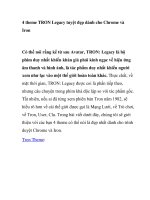 4 theme TRON Legacy tuyệt đẹp dành cho Chrome và Iron doc