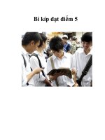 Bí kíp đạt điểm 5 pps