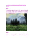 Thiết Kế Ảnh — Hiệu Ứng Tuyệt Đẹp trong Photoshop (phần II) docx