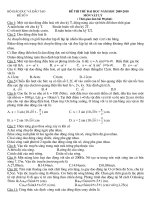 ĐỀ THI THỬ ĐH -VẬT LÝ (9)