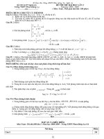 đề thi thử lần 2 THPT phan đăng lưu(có lời giải)