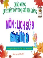 SU 9 - THCS MY TAN- hoi giang tinh pptx