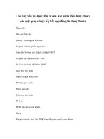 Cho vay vốn tín dụng đầu tư của Nhà nước (Áp dụng cho cả các quỹ quay vòng): Ký kết hợp đồng tín dụng đầu tư pdf