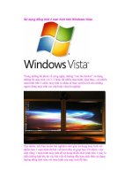 Sử dụng đồng thời 2 màn hình trên Windows Vista docx