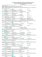 đề và đáp án môn hóa TN THPT năm 2010 mã đề 925