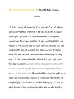 Văn học Việt Nam thời trung đại- Thơ Hồ Xuân Hương pdf