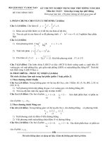 Đề toán TN THPT 2010