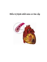 Điều trị bệnh nhồi máu cơ tim cấp ppt