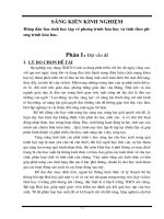 Hướng dẫn học sinh học tập về phương trình Hóa học và tính theo phương trình Hóa học