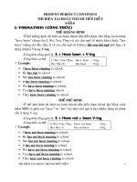 PRESENT PERFECT COTINUOS