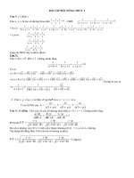 Bài tập bất đẳng thức