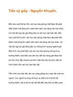 Tiến sỹ giấy - Nguyễn Khuyến. doc