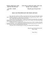 bao cao tinh hinh giu tre trong he MG Dong Ha