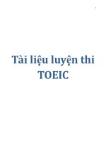 Tài liệu luyện thi TOEIC ppt