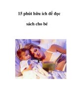 15 phút hữu ích để đọc sách cho bé ppsx