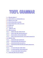 Ngữ pháp tiếng anh luyện thi TOEFL GRAMMAR potx