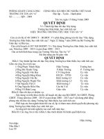 QD thành lập ban XD trường học thân thiện