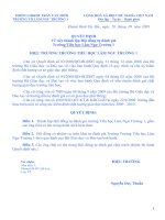 KIỂM ĐỊNH CHẤT LƯỢNG NĂM HỌC 2009-2010