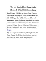 Thu nhỏ Google Cloud Connect của Microsoft Office khi không sử dụng QuanTriMang - Khi docx