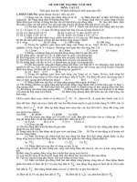 ĐỀ THI THỬ ĐH LÝ NĂM 2010