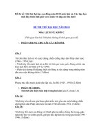 ĐỀ THI THỬ ĐH LỊCH SỬ M3