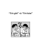 “Trò giỏi” và “Trò kém” potx