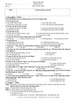 Tiết 119 .KIỂM TRA  TV 7(có ma trận + đáp án)