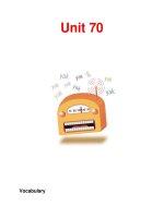 Từ vựng tiếng anh-Unit 70 pptx