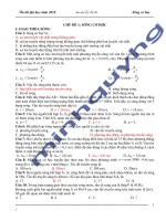 đề thi đại học sóng cơ - bổ sung