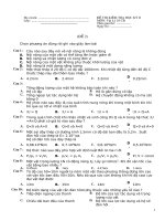 ĐỀ SỐ 3 VẬT LÝ 10 CB