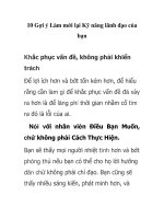 10 Gợi ý Làm mới lại Kỹ năng lãnh đạo của bạn pdf