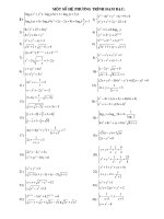 Hệ phương trình ĐH(có bổ sung)